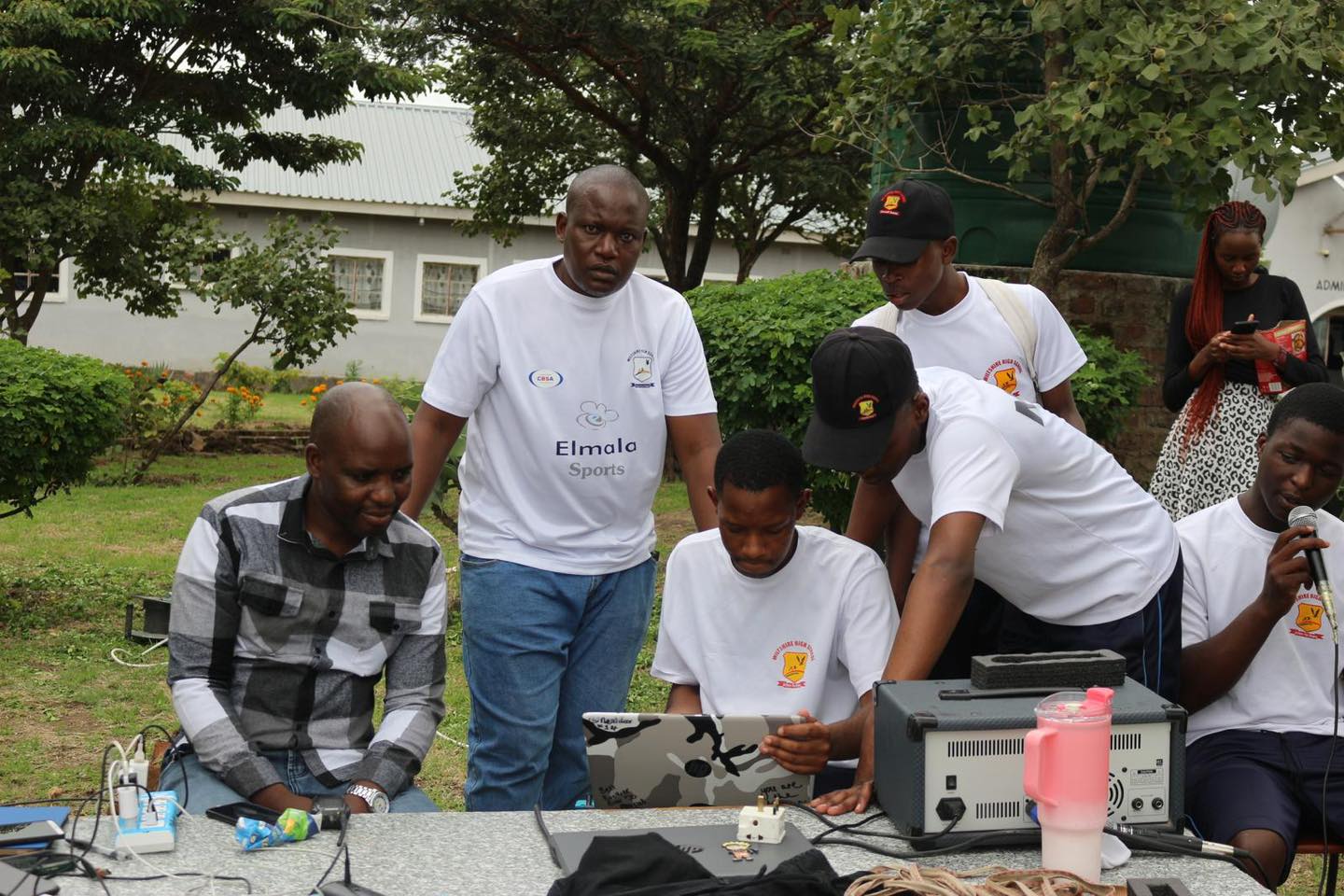 Debate club learners during a school activity